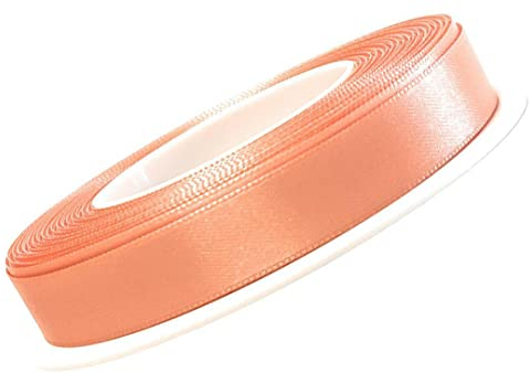 s.dekoda Satinband 25m x 10mm Apricot Schleifenband Dekoband Satin