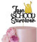 Gold & Black Law School Survivor Cake Topper für Abschlussfeier Party Dekor, Gold Glitter Student Sign Cake Topper, Congrats Lawyer Party Dekoration Supplies
