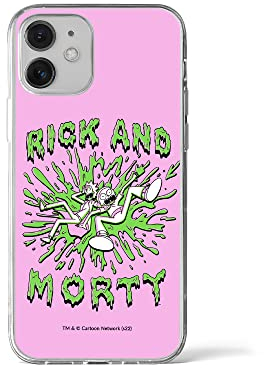 ERT GROUP Handyhülle für iPhone 12 Mini Original und offiziell Lizenziertes Rick and Morty Muster Rick & Morty 024 optimal an die Form des Handy angepasst, hülle aus TPU
