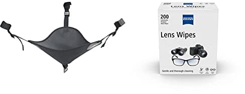 VANGUARD VGTSBM Alta Stone Bag - Medium, Black, 1.0 cm*35.5 cm*35.0 cm & ZEISS Lens Wipes, Lens Cleaner for Glasses, Cameras & Binoculars, Individually Packed Single Use Disposable Cloths in Sachets