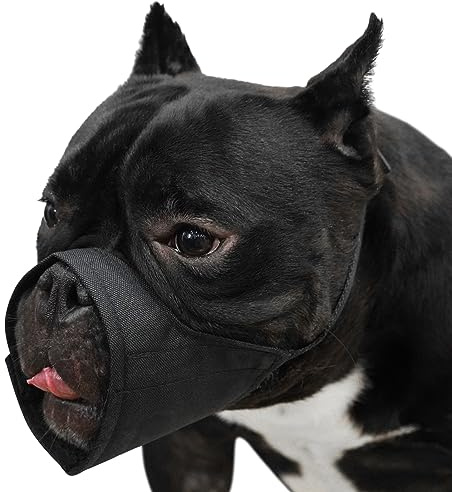 Kurzschnauze Hundemaulkorb, weicher Maulkorb für kleine, mittelgroße und große Hunde, Maulkorb für Chihuahua, Shih Tzu, amerikanische Bulldogge, Pitbull für die Fellpflege, Spaziergang, langlebiger
