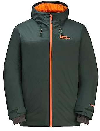 Jack Wolfskin Herren Cyrox 2l Down Jacke, black olive, S