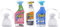 Flash cleaning Spray, 800ml, Pack of 3 Scent: Kitchen Cleaner, Citrus + Bathroom Antibacterial, White Blossom + Antibacterial Multi-Surface, Wild Berries + for You: Organza Small