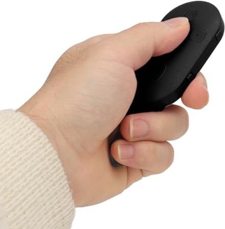 Control Remoto de Desplazamiento para Tabletas de Teléfonos Inteligentes, Volteador de Página de Aplicación Bluetooth para Kindle para TikTok, Cámara Recargable, Grabación de