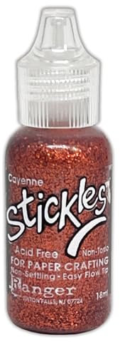 RANGER INDUSTRIES Glitter Glue, red, one Size