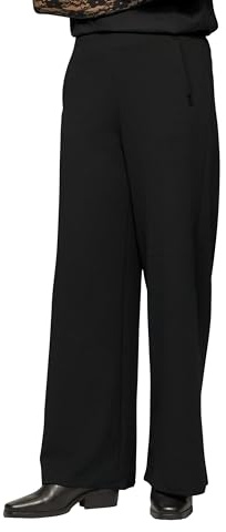 QS Damen 2158281 Hose Lang, Wide Leg, 9999, 36W / 32L EU