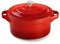 Pradel Excellence - PCUI003002 - Cocotte Ronde en Fonte d'Aluminium Magma Ø24cm, Revêtement Anti-Adhésif Façon Pierre, 2 Maniques Amovibles, Tous Feux