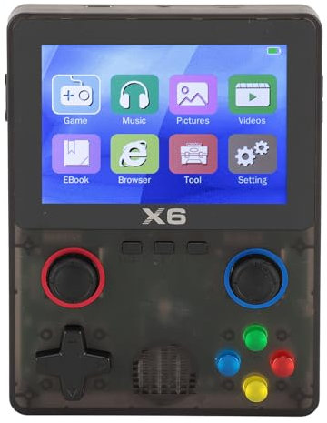 Generic Console di Gioco retrò Portatile, Doppio Rocker 3D 3D ABS 3,5 Pollici Schermo IPS Game Giocatori di Gioco con 32G Card per Uso Interno (#4)