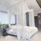 Lsimeru Extra Lang Betthimmel Hausbett Spitze Boho Weiß Himmelbett Bettvorhange Kinderbett Himmel Vorhang Schal Betthimmel Freihanddeko Gardinen Hochzeitvorhang 2 Stück