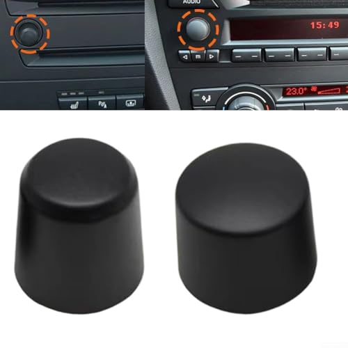 Für BMW Audio Radio Lautstärkeregler Drehknopf kompatibel mit 3er E90 und 1er Serie E81 E82 E87 E88, geeignet für die Wiederherstellung der ursprünglichen Audiosteuerungsfunktionalität (E)