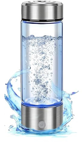LuminaVerde wasserstoff wasserflasche, wasserstoffperoxid 3 prozent, bakteriostatisches wasser, trinkflasche wiederaufladbar, hydrogen water generator