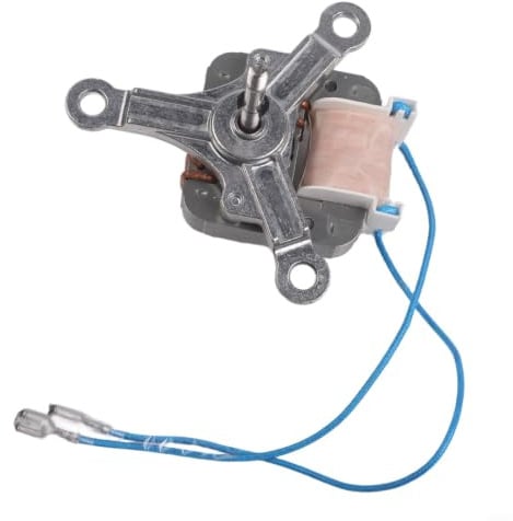 220V Schattenspalt-Asynchronmotor für Heißluftfritteuse, Metall-Kühllüfter-Motorabdeckung mit Halterung, hitzebeständiges Ersatzteil für Abluftventilator, effiziente Luftzirkulation, silber