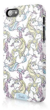 Tirita Compatible with iPhone 6 & 6s Hard Case Phone Cover Unicorn Mythological Animal Rainbow Trendy Fashion Gift Present Cute Design