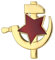 GuDeKe Spilla con Stella Rossa Sovietica con Icone di Martello e Falce CCCP USSR Emblema