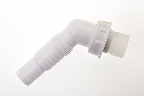 MaKe PRO072 Replacement Washing Machine Trap Nozzle,White,40mm
