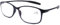 DOOViC Blaulichtfilter Computer Lesebrille Schwarz/Rechteckig Rahmen Brille mit Stärke für Damen/Herren 3,5