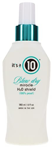It's a 10 Soin capillaire Miracle Blow Dry H2O Shield, contrôle de l'humidité, anti-frisottis, 180 ml