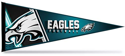 Rico Industries NFL Football Philadelphia Eagles Primary Filz-Wanddekoration, 30,5 x 76,2 cm, ideal für Zuhause/Schlafzimmer/Männerhöhle