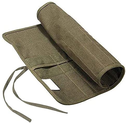 SHIERYUE Artist Paint Brush Holder Roll Up Brush Bag Case Paint Brush Storage Canvas Pouch for Oil Watercolor Gouache Art Paint Brushes
