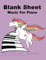 Blank Sheet Music For Piano: Music Notebook Kids: Wide Staff, perfect size for learning (8.5x11) / 3 Staves Per Page / 100 pages