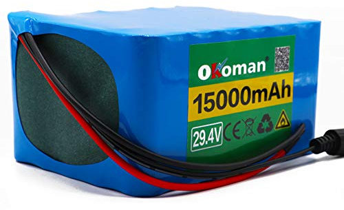 Batterie Au Lithium-ION 7S5P 24v 15Ah 250w 29.4V 15000mAh pour Fauteuil Roulant Pack De Vélo électrique avec BMS + Chargeur