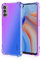 GOGME Cover per Oppo Reno 4 Pro 5G (Reno4 Pro) Coque, Custodia in TPU Gradient Color Case Cover, [Angoli rinforzati] Custodia protettiva trasparente antiurto morbida TPU Silicone Bumper (Blu/Purple)