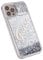 GUESS GUHCP12LGLVSSI Case for iPhone 12 Pro Max 6.7 Inch Hard Case Liquid Glitter Vintage Silver