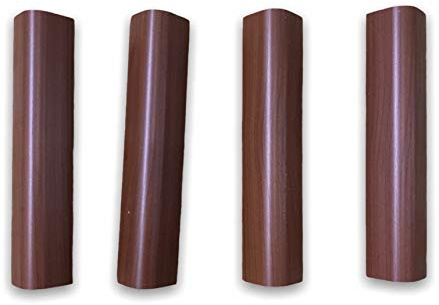 Calandrelli Finali Angolari Zoccolo PVC Set 4 H15 cm Ciliegio