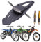 JMTBNO Motorrad Rear Fender Heck Rücklicht mit LED Blinker Licht Motorrad Bremslicht mit Halterung 12V Universal für Dirt Bike Motocross Offroad-Motorräder