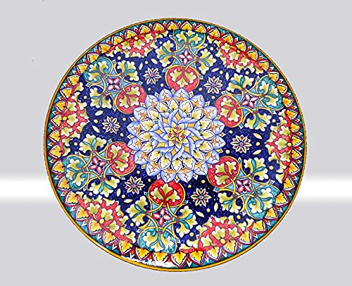 CERAMICHE DERUTA - PIATTO TONDO DA APPENDERE DECORO VARIO ANTICO Diametro cm.47