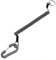 Sicherheits-Spiral-Lanyard, langlebiges, dehnbares Seil mit Karabiner zum Angeln, Camping, Bootfahren, Werkzeug (schwarz)