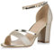 VAN HILL Damen Sandaletten Lack Riemchensandaletten Glitzer Metallic Schuhe Elegante High Heels Party Abendschuhe 154299 Gold Elegant 39