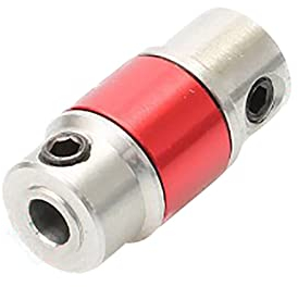 LICHIFIT Universalgelenkkupplung, 4 mm/5 mm/3,18 mm, bürstenloser Motor, Kardan-Gelenkverbinder, Kupplung für RC Schiff, Modell O Boot, Edelstahl, Ersatzteil
