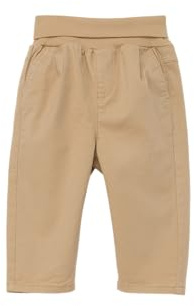 s.Oliver Jungen 2141830 Hose lang, Loose Fit, beige, 68