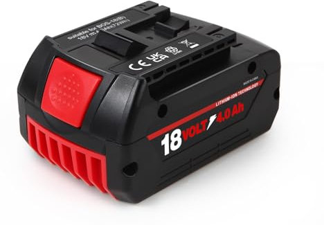 BAT609 Batteria sostitutiva da 4,0 Ah per batteria Bosch 18 V GBA compatibile con Bosch BAT619 BAT609G BAT618 BAT610G Batterie per utensili senza fili Batteria agli ioni di litio Batteria ricaricabile