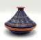 Tajine de cuisson Tatoué Bleu Nuit - D 27 cm