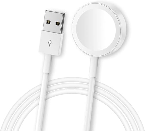 Cargador para Apple Watch Cable de Carga magnético para iWatch Series Ultra SE 8 7 6 5 4 3 2 1 38mm 40mm 42mm 44mm Watch Charger USB Cable 1m
