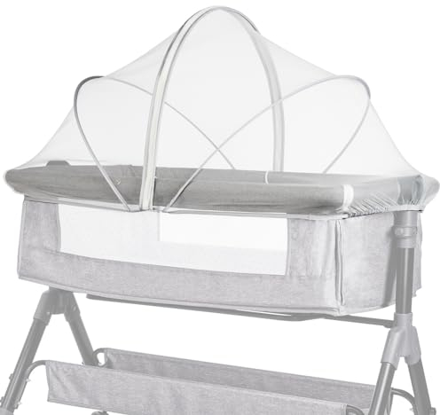 Moustiquaire Poussette, Universel Moustiquaire Lit Bebe, Pliante Portable Moustiquaire pour Bébé, Filet de Lit pour Nouveau-Né Intérieur et Extérieur, Voyage ou Maison, 55cmx100cm