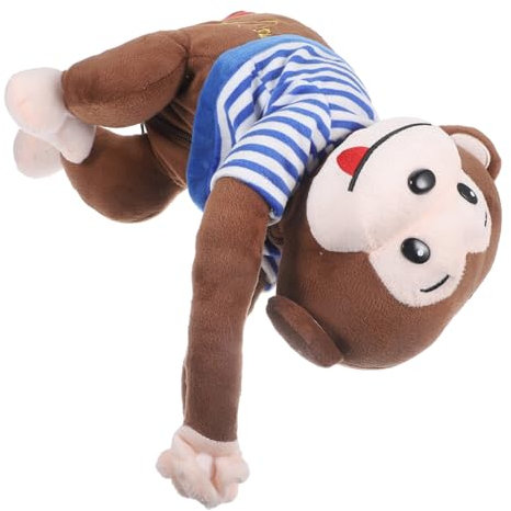 Hoement Hängende Taschentuchbox Mit Affenmotiv Nachfüllbare Serviettenhalter Fürs Auto Cartoon-Stil Taschentuchbox-Abdeckung Papierhandtuchhalter Servietten-Organizer Fürs Auto