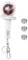 Pitsilat Kpop Stray Kids Light Stick Ver 2 Schlüsselanhänger Konzertfan Geschenk SKZ Goods Light Stick Farbe und Geschwindigkeit einstellbar inkl. 15 Modi