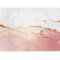 murando - Papier Peint Panoramique Intissé Abstrait 350x256 cm - Revêtement Mural pour Chambre Salon - Design Unique Moderne Décoration Murale - Rose jaune beige - a-A-10238-a-b