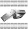 16 Pcs Flat Brackets for Wood 80×40×1.75mm Heavy Duty Straight Bracket Stainless Steel Railway Sleeper Brackets Joining Metal Plates for Wood Furniture Fixings