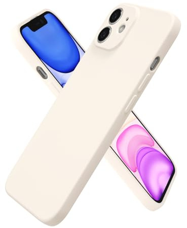 oakxco for iPhone 11 Case Silicone, Ultra Slim Thin Phone Case for Women Girls, Plain Solid Color Minimalist Aesthetic Cute Girly Design, Soft Rubber Gel TPU with Camera Cover Protection, Beige Stone