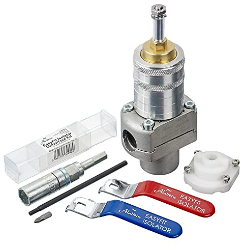 Aladdin EasyFit Isolator 28mm Tool Kit, Secondary Stop Tap, Emergency Pipe Repair Kit with Installation Tools