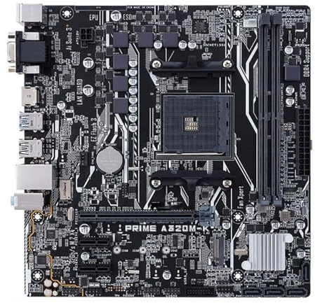 Carte mère Fit for ASUS Prime A320M-K Socket AM4 DDR4 USB3.0 SATA3 HDMI VGA 32 Go B320 Carte mère de Bureau