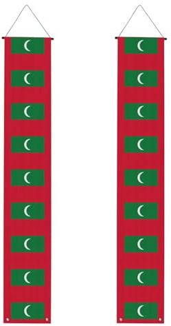 Flagge der Malediven Druck Veranda Banner Festival Feier Dekoration Veranda Banner Willkommensschild Abschluss