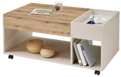Couchtisch EMILIA Kaschmir Dekor, Absetzung Artisan Eiche Dekor