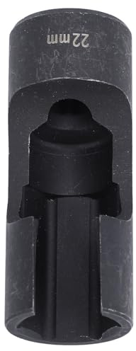 CHICIRIS Douille de Conduite de Carburant, Entraînement 1/2 Pouces, en Acier au Chrome Vanadium, Retrait Efficace pour Les Fixations sur Les Conduites D'injecteur, Tuyaux Coudés, (22MM)