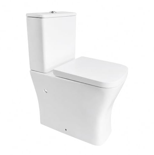 BAIKAL Inodoro PMR. Inodoro Adaptado. WC Movilidad Reducida. Asiento a Mayor Altura que Facilita Sentarse y Levantarse. Cómodo y Seguro para Personas Mayores
