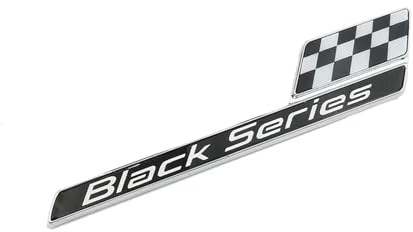 YFGBLQIA NEUES 3D-ABS-GT-Black-Series-Logo-Emblem-Aufkleber für Mercedes-Benz AMG CES-Klasse GT53 GT63 A35 W211 W212 W222